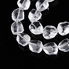 Frosted Glass Beads Strands GLAA-T023-30C-3