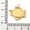 304 Stainless Steel Pendant Cabochon Settings STAS-E545-04B-G-3
