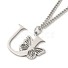 201 Stainless Steel Necklaces NJEW-Q336-01U-P-4