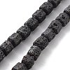 Natural Lava Rock Beads Strands G-H303-C08-1