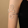 Alloy Upper Arm Open Cuff Bangles WG9CF3D-15-1