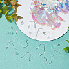 10 Pairs 925 Sterling Silver Earring Hooks STER-BBC0001-38-4