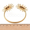 304 Stainless Steel Cuff Bangles for Women BJEW-A147-01B-G-5
