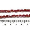 Electroplate Glass Beads Strands EGLA-D031-01K-4