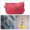 15Pcs 3 Style Rainbow Color Zinc Alloy Swivel Clasps FIND-GF0003-40-7