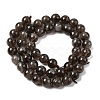 Natural Smoky Quartz Beads Strands X-G-B167-A09-8mm-3