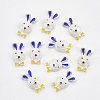 Bunny Alloy Enamel Cabochons MRMJ-S014-005K-2