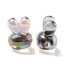 UV Plating Rainbow Iridescent Acrylic Beads X1-PACR-E001-05G-2