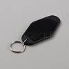 Plastic Blank Motel Keychain KEYC-WH0034-29D-2