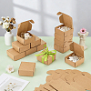 Kraft Paper Box CON-WH0036-02-4