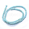 Natural Howlite Beads Strands X-TURQ-G148-07-6mm-2