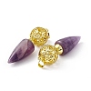 Natural Amethyst Big Pendants G-H281-07G-09-3