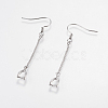 Brass Earring Hooks KK-I618-26P-RS-1