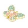 Rack Plating Alloy Enamel Pendants PALLOY-F018-22G-02-2