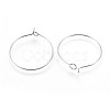 316 Surgical Stainless Steel Hoop Earring Findings STAS-P221-01C-P-2