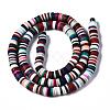 Handmade Polymer Clay Beads X-CLAY-R067-4.0mm-M2-3