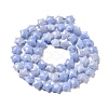 Synthetic Blue Lace Agate Beads Strands G-Z080-A21-8mm-3