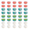 100Pcs Large Hole Resin European Beads OPDL-TA0001-06C-1