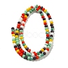 Glass Beads Strands EGLA-A034-M4mm-43-3