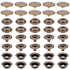 1Bag Brass Snap Buttons KK-GF0001-25AB-1