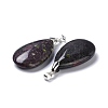 Natural Dragon Blood Pendants G-D084-01P-B12-3
