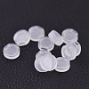 Comfort Plastic Pads for Clip on Earrings X-KY-P007-A01-1