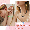 100Pcs 2 Colors Brass Crystal Rhinestone Spacer Bars ALRI-SC0001-60A-6