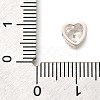 925 Sterling Silver Cubic Zirconia Beads STER-L066-06S-01-3