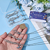 2 Bags 304 Stainless Steel Macrame Pouch Empty Stone Holder Necklace Making NJEW-SC0001-82-3