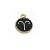 Alloy Enamel Pendants ENAM-S124-01B-08-2