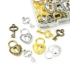 80Pcs 8 Style DIY Alloy Pendants FIND-FS0001-66-4