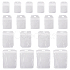 100Pcs 4 Styles Transparent Plastic Resealable Packaging Bags OPP-TA0001-03-1