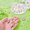 70Pcs 7 Colors Electroplate Glass Beads FIND-TA0010-09-6