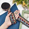 Gorgecraft 5 Yards Ethnic Style Embroidery Polycotton Ribbons OCOR-GF0001-95-4