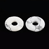 Natural Howlite Pendants G-T122-66O-2