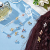 300Pcs 3 Colors Iron Dreadlocks Braiding Beads FIND-CP0001-51-4