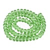 Transparent Glass Beads Strands GLAA-Q114-01A-A10-2