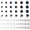 24 Sets 6 Style Plastic Doll Eyes DOLL-PH0001-24-1