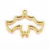 Zinc Alloy Open Back Bezel Pendants PALLOY-D199-16G-1