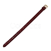 Imitation Leather String Bracelets with Stainless Steel Buckles AJEW-Z053-01G-1