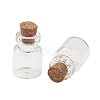 Clear Glass Jar Wishing Bottles Vials with Cork AJEW-JP0001-01-3
