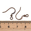 Brass French Earring Hooks X-KK-Q369-RC-3