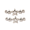 Tibetan Style Alloy Connector Charms TIBE-B001-41AS-2