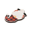 Christmas Single Face Printed Wood Big Pendants WOOD-H102-01D-4