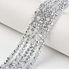 Electroplate Glass Beads Strands EGLA-A034-J6mm-M03-1