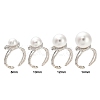 Brass Cup Peg Open Cuff Ring Settings LS-KK-G518-10P-03-4