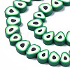 Handmade Polymer Clay Bead Strands CLAY-S091-004A-01-3