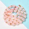 Natural Rose Quartz Beads Strands G-H297-C08-01-2