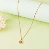 Clear Cubic Zirconia Tree of Life Pendant Necklace JN1048A-2