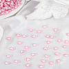 350pcs Heart Acrylic Beads TACR-LP0001-01-1